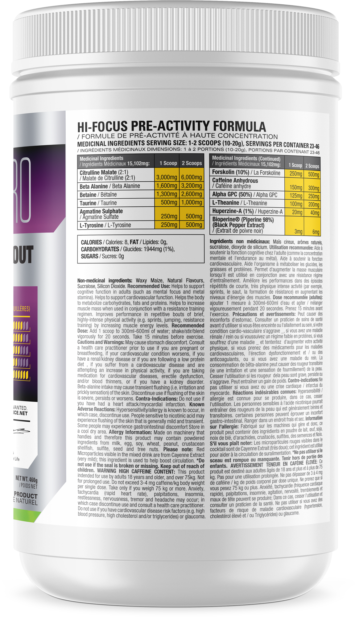 Havok-Neuro Peach Lemonade | GNC